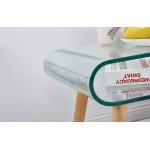 Стол журнальный F-639 прозрачный/бук