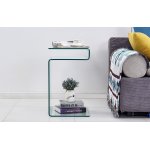 Стол журнальный F-C601 прозрачный