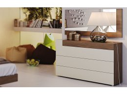 Зеркало ELENA 4527M arena matt/орех