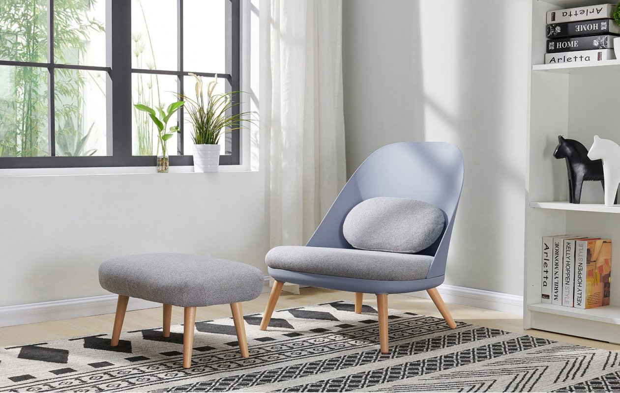 Кресло RX-12W голубой A652-14