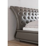 Кровать 1397 (160х200) серый