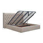 Кровать GC1726 (160-200) бежевый FA272-01с ящиком для белья