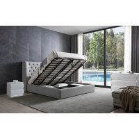 Кровать GC1726 (160-200) серый FA905-31с ящиком для белья