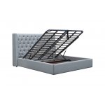 Кровать GC1726 (160-200) серый FA905-31с ящиком для белья