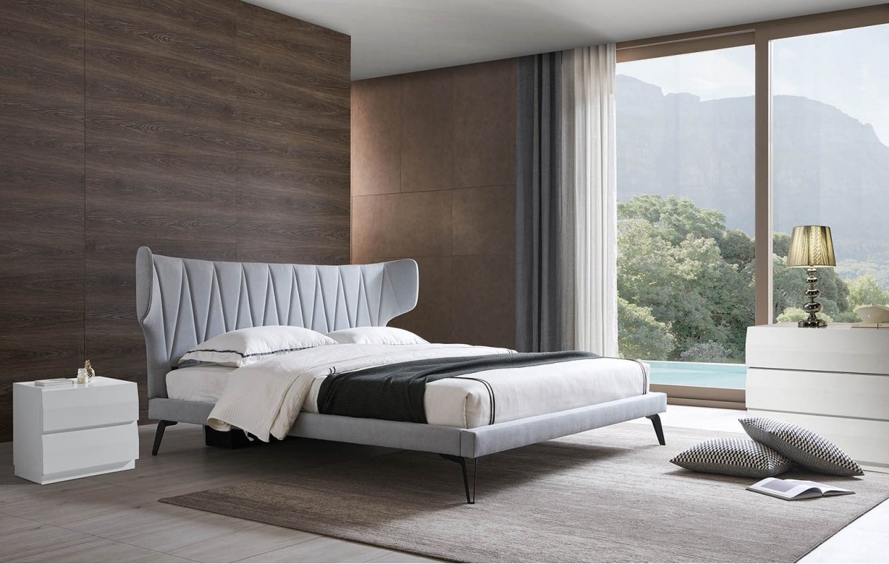 Кровать GC1801 (180-200) серый FA3014-03