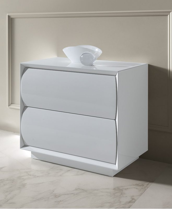 Тумба прикроватная M-131 белый