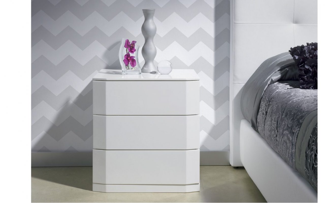 Тумба прикроватная М-112 белый