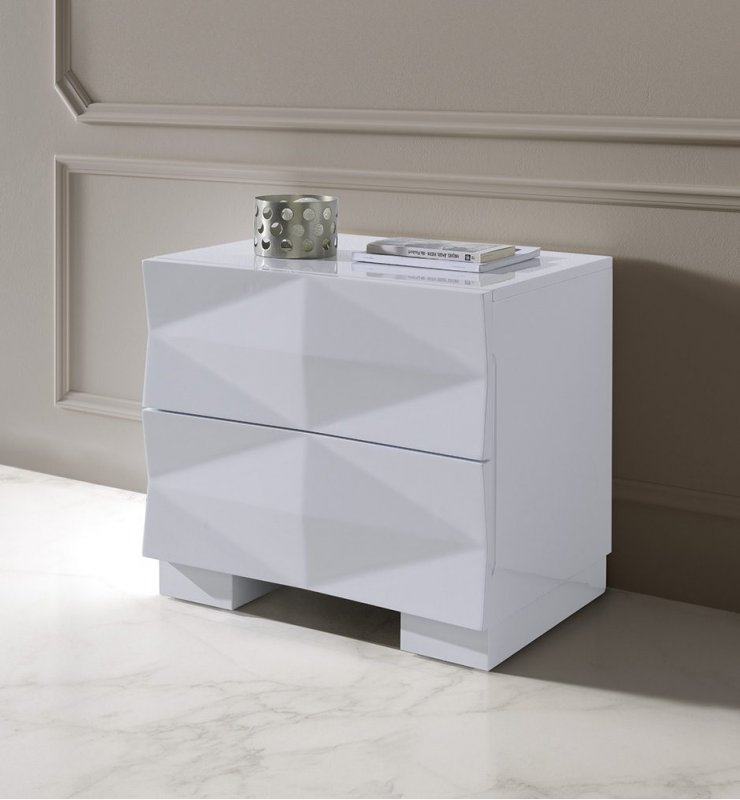 Тумба прикроватная М-153 белая