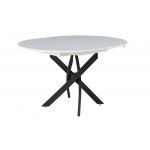 Стол B2303-1 белый лак/черный