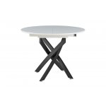 Стол B2303-1 белый лак/черный