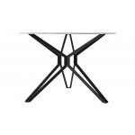 Стол DT-63 мрамор/черный (d110) Стол DT-63 мрамор/черный (d110)