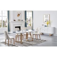 Стол T1692 белый/ясень (WK-03)