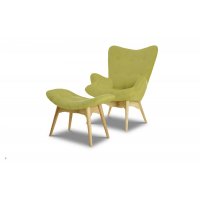 Банкетка DС-917F цвет оливковый YR2214-12  ноги ясень-01
