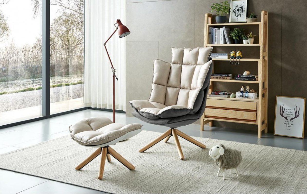 Кресло DС-1565C бежевый HE510-01B