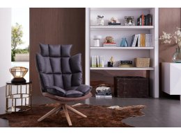 Кресло DС-1565C коричневый HE510-24B/серый