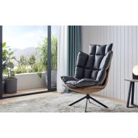 Кресло DС-1565G коричневый HE510-24B/ноги металл