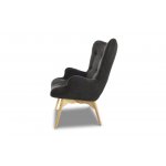 Кресло DС-917 цвет графит HE 492-10  ноги ясень-01