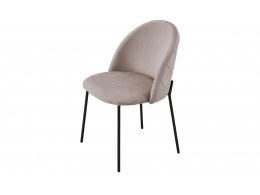 Стул C-962 бежевый G062-14/матовый черный