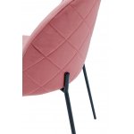 Стул C-962 розовый G062-23/матовый черный