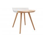 Стул DС-S097A белый/бук