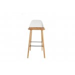 Стул барный BS-S123A белый/дерево