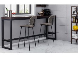 Стул барный CQ-5397 серый 2089