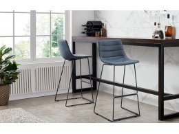 Стул барный CQ-8280E-1 синий 2078