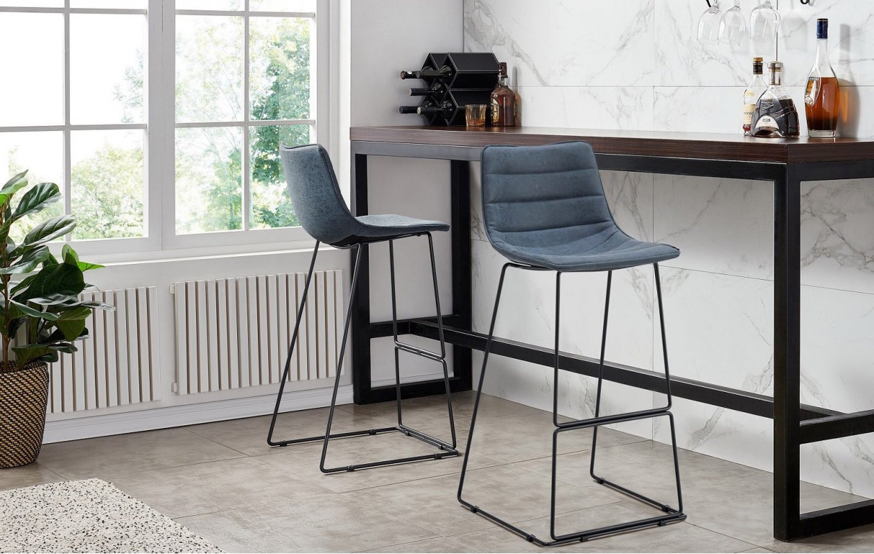 Стул барный CQ-8280E-1 синий 2078 Стул барный CQ-8280E-1 синий 2078