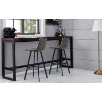 Стул барный CQ-8307A-6 серый 2089