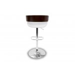 Стул барный JY1999 вишня/ белый