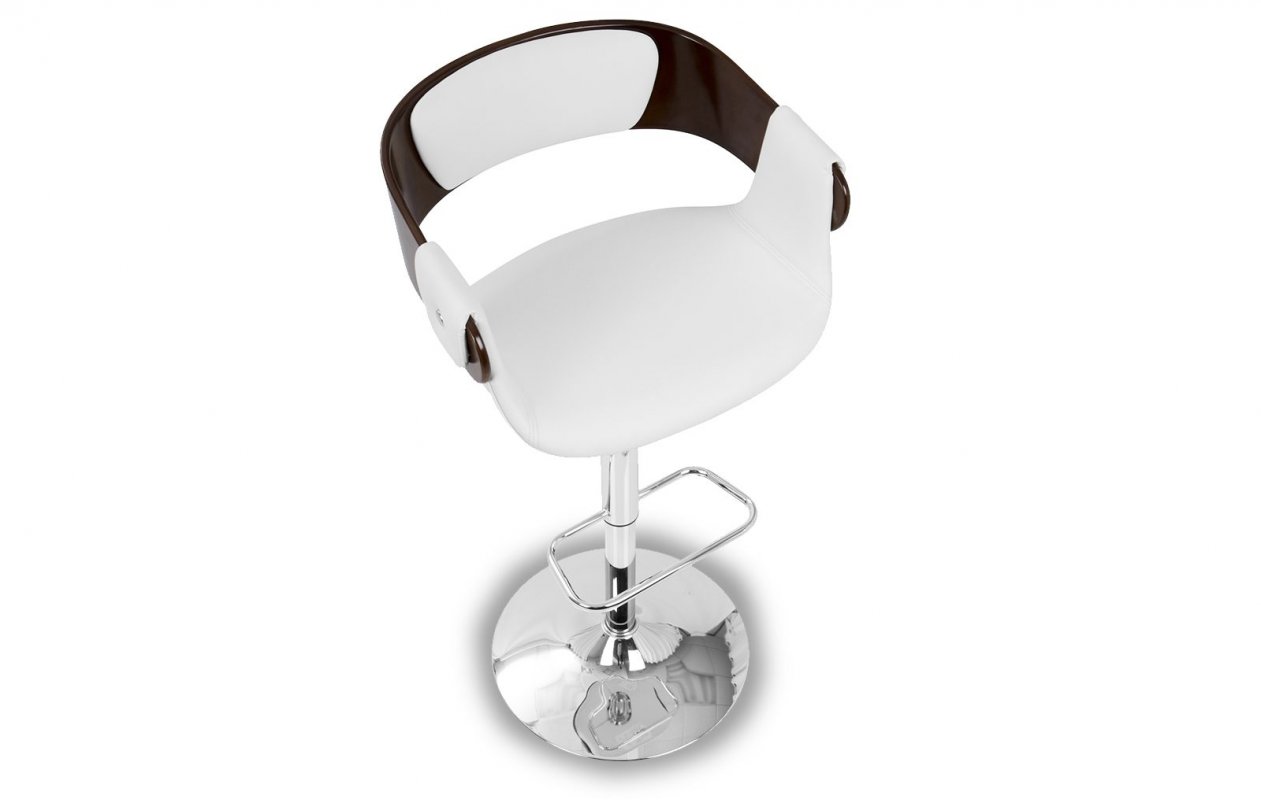 Стул барный JY1999 вишня/ белый