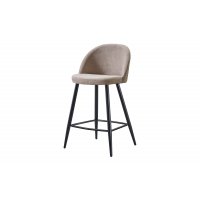 Стул полубарный 373B-2 бежевый TD3052-11/черный