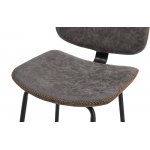 Стул полубарный CQ-5397 серый 2089