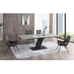 Стол DT9115CL(160) серая керамика/черный, шт