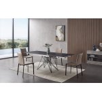 Стол T 041 (160-220) камень черный матовый, шт