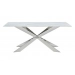 Стол T 088 (180) камень белый матовый Calacata, шт