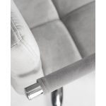 Офисное кресло для персонала DOBRIN TERRY (серый велюр (MJ9-75))