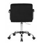 Офисное кресло для персонала DOBRIN TERRY (черный велюр (MJ9-101))