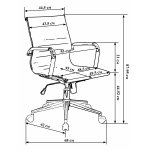 Офисное кресло для руководителей DOBRIN CLAYTON (чёрный)