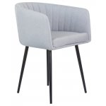 Стул обеденный DOBRIN ALINA (серо-голубая ткань (LAR-106D-23))