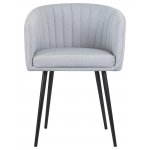 Стул обеденный DOBRIN ALINA (серо-голубая ткань (LAR-106D-23))