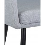 Стул обеденный DOBRIN ALINA (серо-голубая ткань (LAR-106D-23))