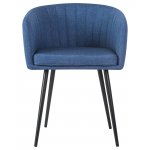 Стул обеденный DOBRIN ALINA (синяя ткань (LAR-106D-21))