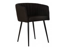Стул обеденный DOBRIN ALINA (черная ткань (LAR-106D-28))