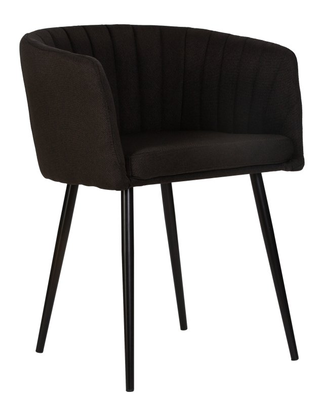 Стул обеденный DOBRIN ALINA (черная ткань (LAR-106D-28))