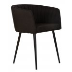 Стул обеденный DOBRIN ALINA (черная ткань (LAR-106D-28))