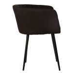 Стул обеденный DOBRIN ALINA (черная ткань (LAR-106D-28))