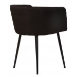 Стул обеденный DOBRIN ALINA (черная ткань (LAR-106D-28))
