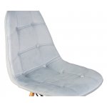 Стул обеденный DOBRIN BENNET (ножки светлый бук, пудрово-голубой велюр (HLR-15))