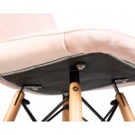 Стул обеденный DOBRIN BENNET (ножки светлый бук, пудрово-розовый велюр (HLR-39))